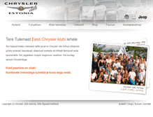 Tablet Screenshot of chryslerclub.ee